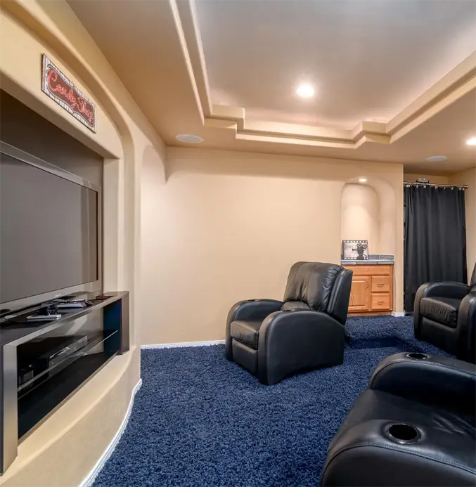 Dedicated Basement Theater Room