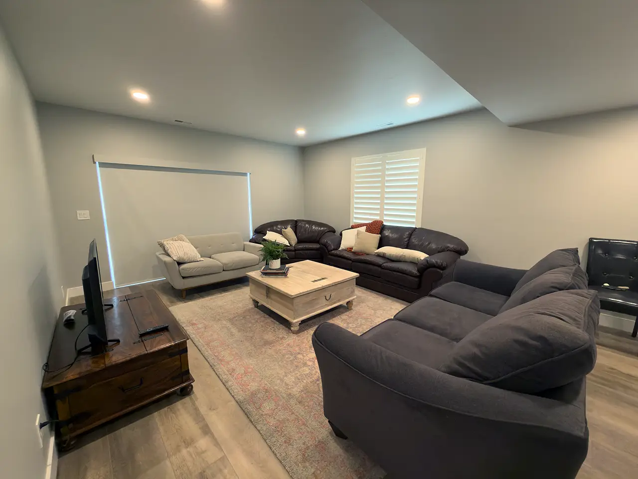 0211717 Utah Basement Finishing- Santaquin Basement Family Room