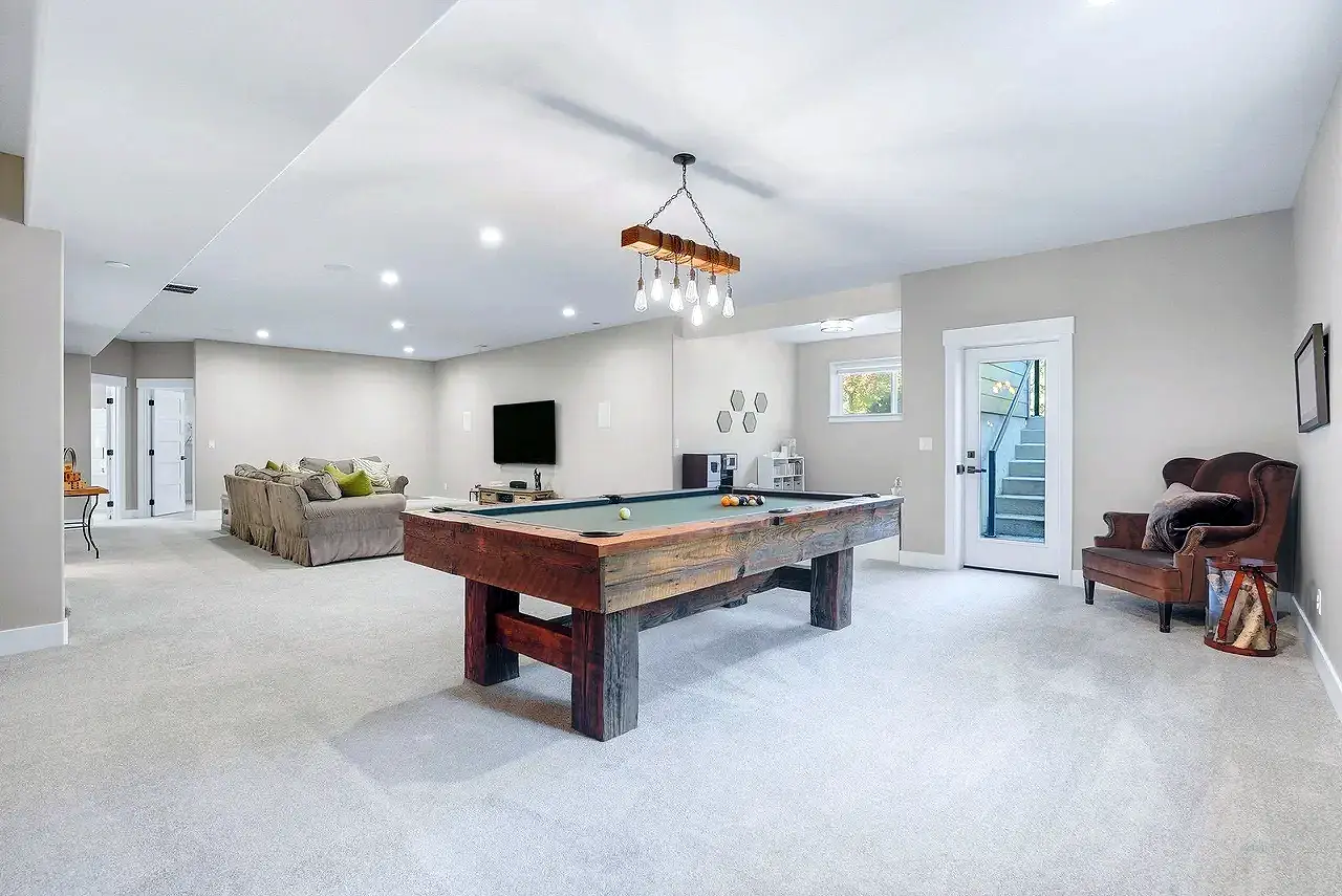 0211752 Basement Finishing Utah- basement family room with a pool table