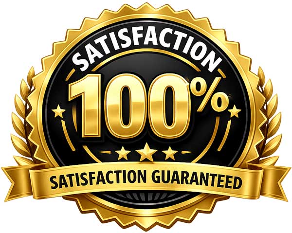 100-percent-guarantee 100 percent cost guarantee badge