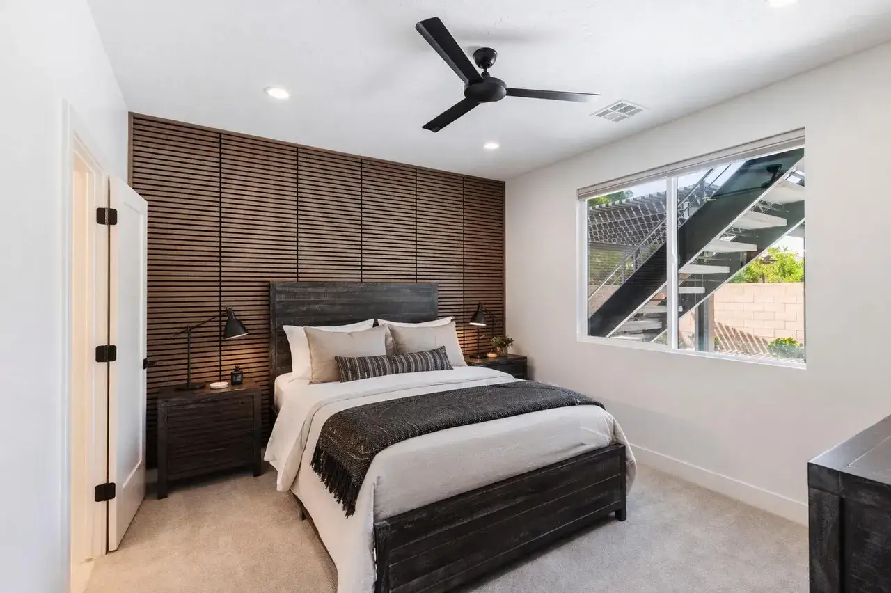 08262040 Utah Basement Finishing- basement bedroom with custom finish carpentry